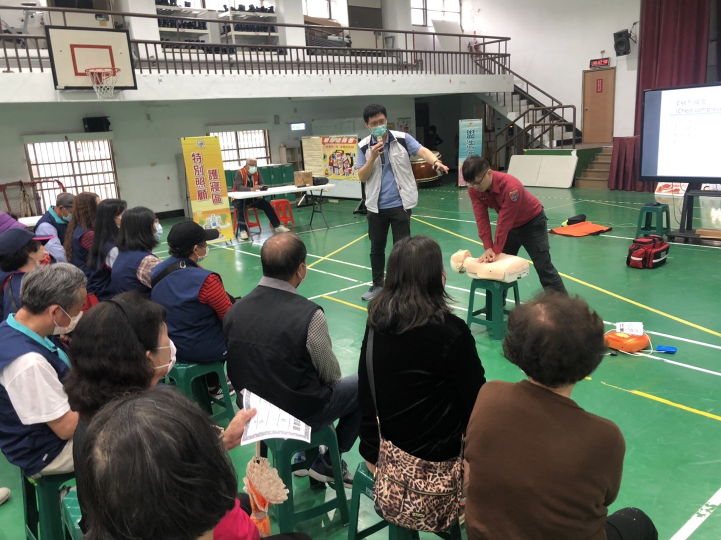 0324衛生消防實際操演AED