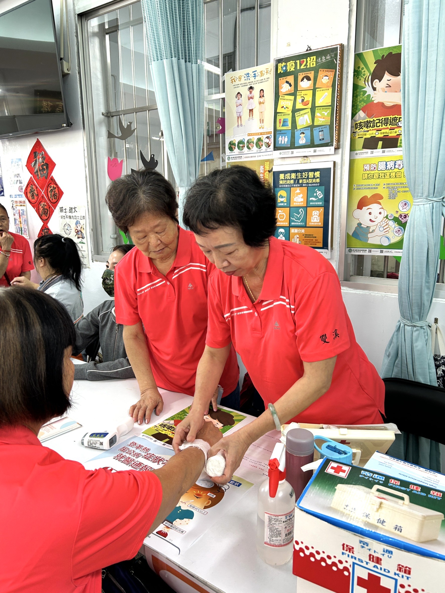 6.避難收容處所演練-簡易醫療區